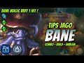 CARA MAIN BANE MAGIC BUFF ! BUILD &amp; EMBLEM BANE TERBARU 2025 ! | BANE GOLD LANE GAMEPLAY