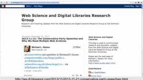 CNI: Hiberlink: Investigating Reference Rot