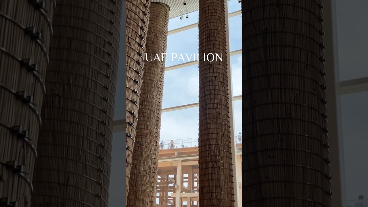 EXPOパビリオン2000㎡の床面に採用された大判タイル – ラミナム