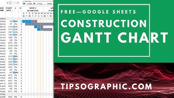 Google Sheets Construction Gantt Chart Template ► Free Download