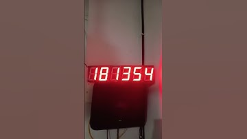 digital clock 😱 #arduinoproject #basicelectronic #iotadailyupdate #shorts #software #viralvideo