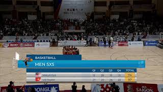 TRỰC TIẾP | SEA Games 31 | Bóng rổ nam/Men's Basketball 5x5 | Vietnam vs Malaysia screenshot 3