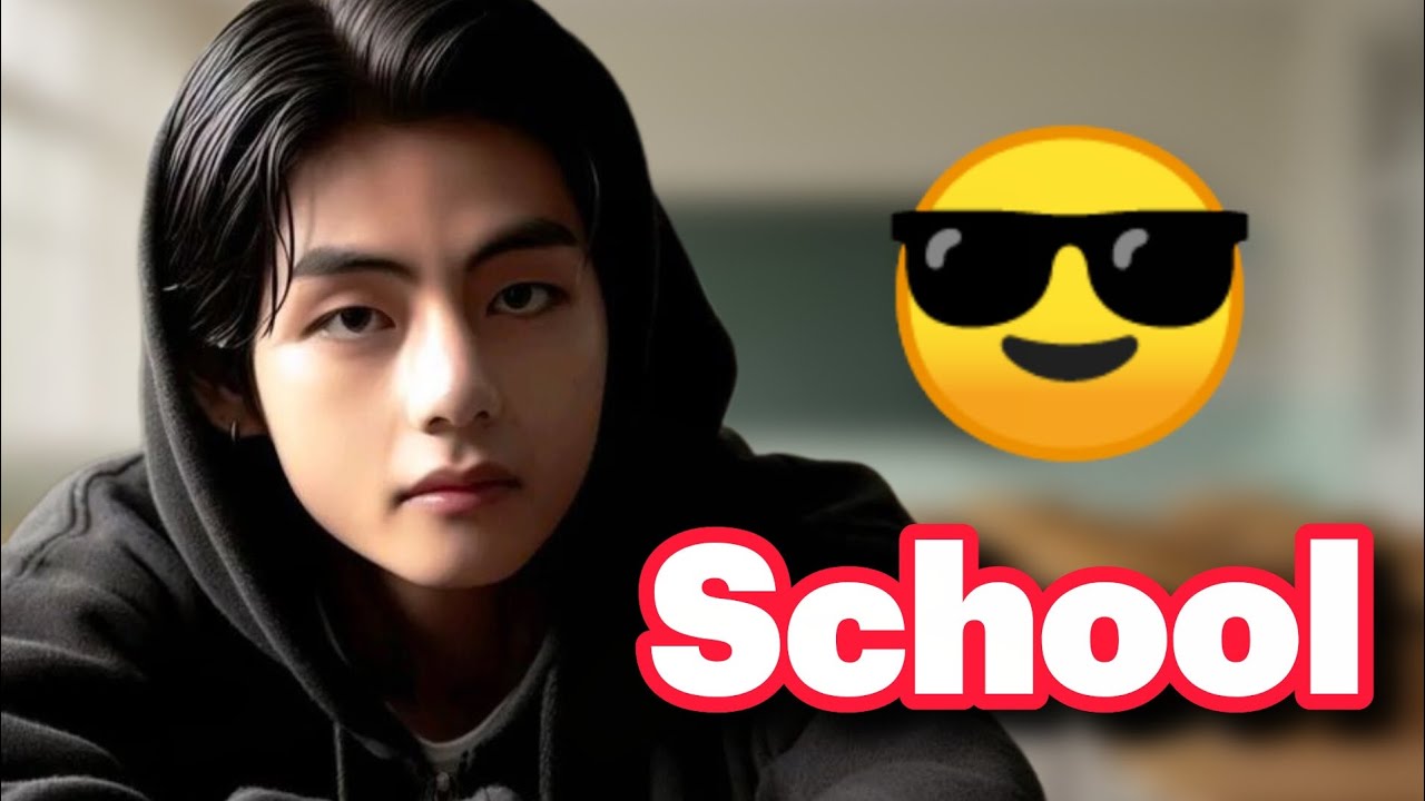 Imagine Taehyung | When the bad boy at school falls in love with you ( Part 1 )