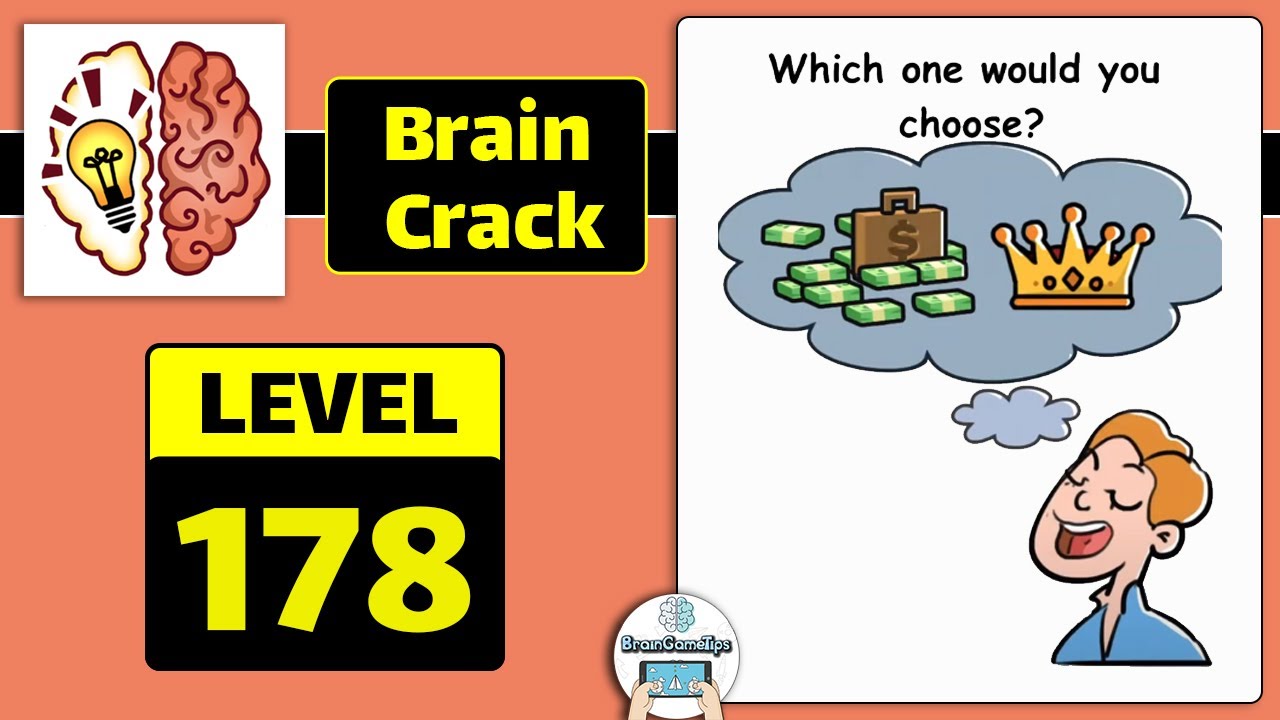 Brain Crack Level 178 Which one would you choose Walkthrough