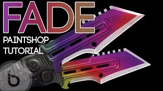 Black Ops 3 Paint Shop How To Make A Fade Knife.