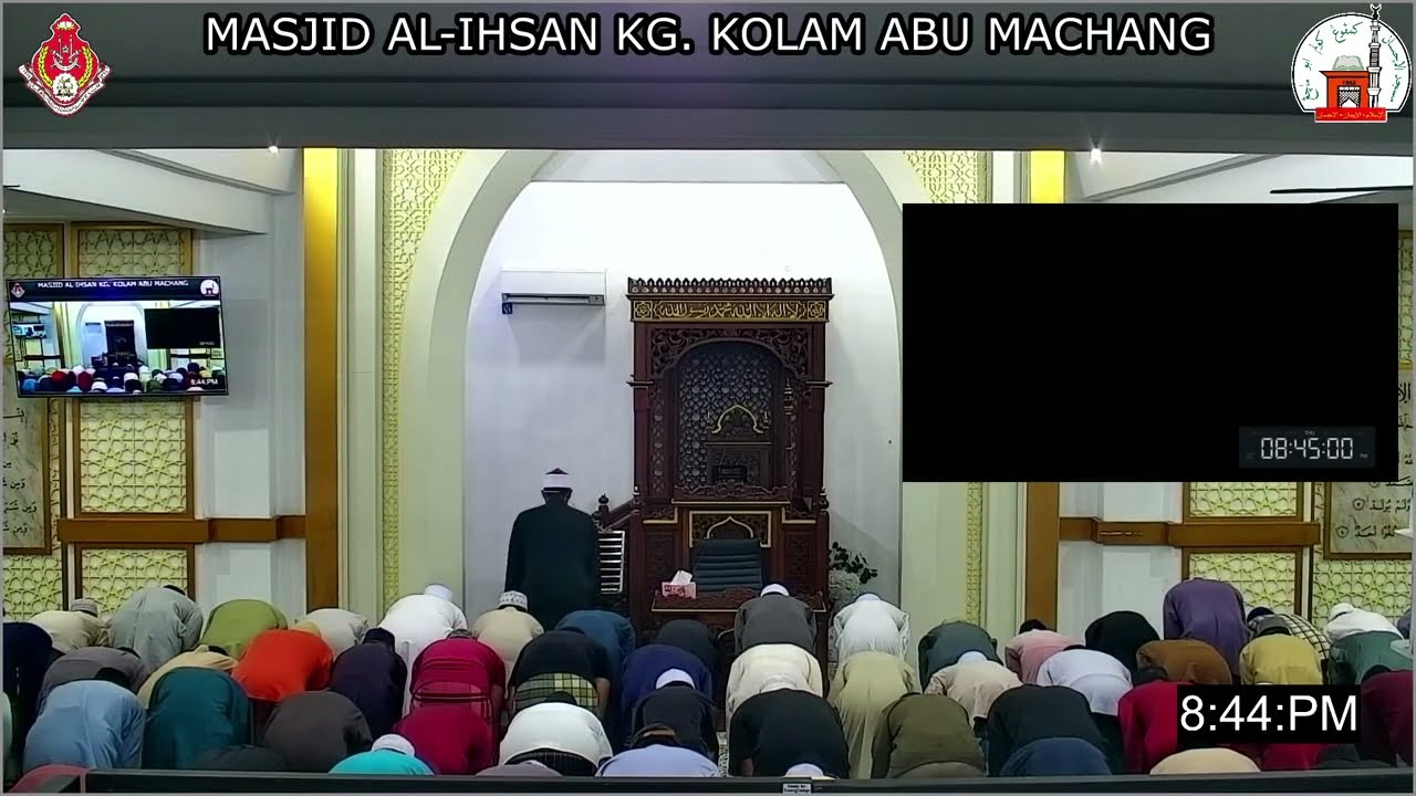 Siaran Langsung Solat Sunat Tarawih - Malam Ke-9 Ramadhan 1447 H