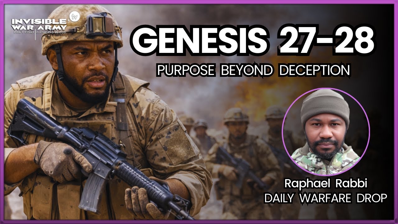 God’s Purpose Beyond Human Deception — Daily Warfare Drop | Genesis 27–28