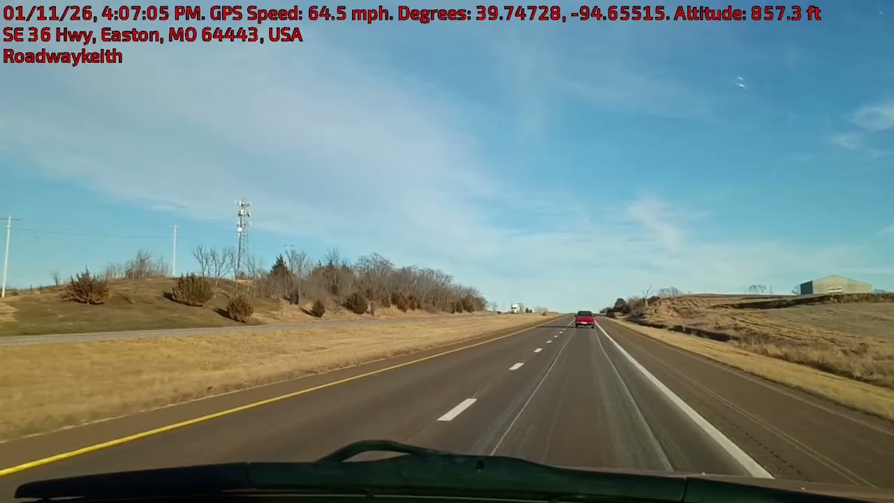 01/11/26 road trip to Easton Missouri 64443