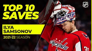 Celebrity Top 10 Ilya Samsonov Saves from 2021-22 | NHL Net Worth