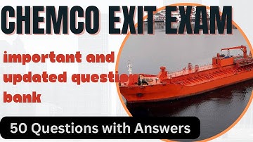 CHEMCO EXIT EXAM QUESTION BANK