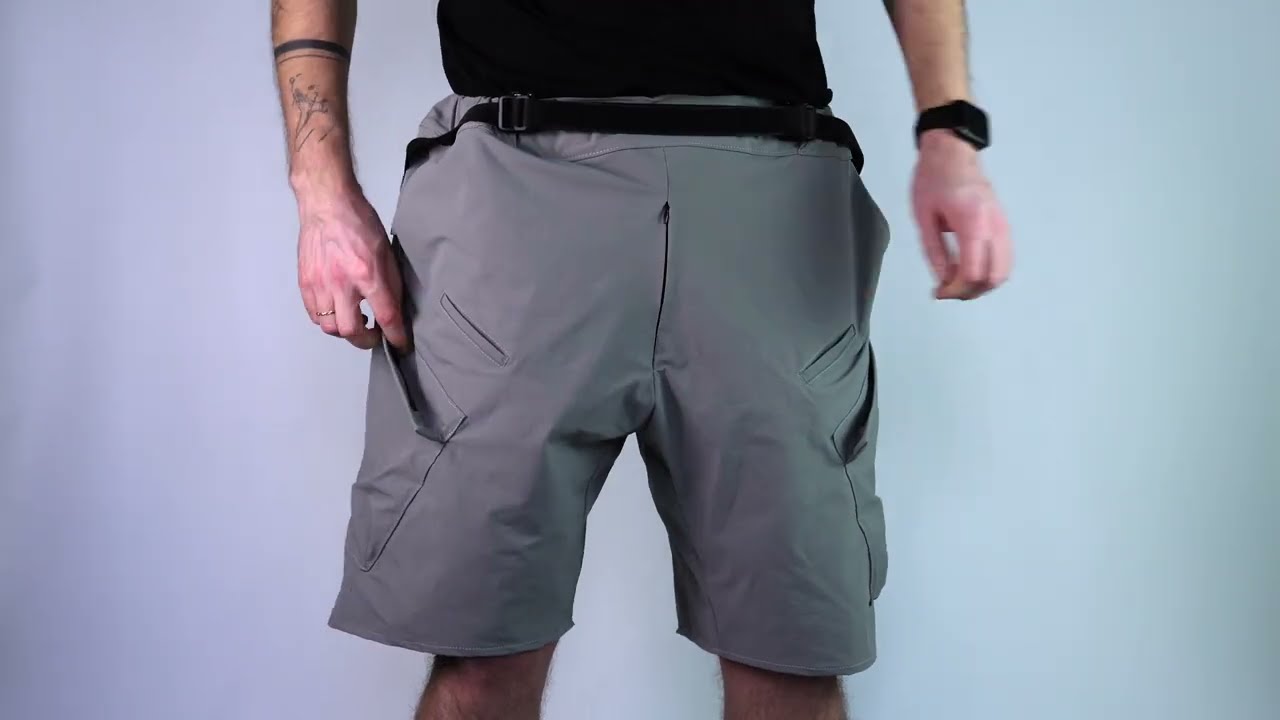 Techwear shorts in Acronym style — urban ninja, waterproof and functional