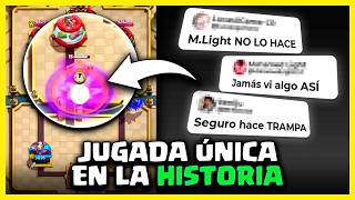 Este TIPO hizo algo NUNCA antes visto en la HISTORIA del Clash Royale