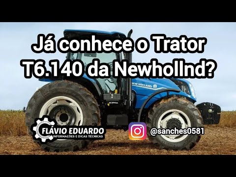 T6.140 - Come and discover the T6.140 tractor from Newholland.