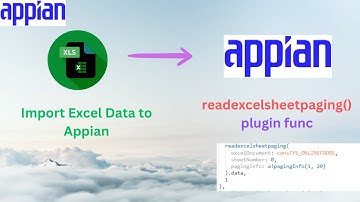 Import Excel Data to Appian by plugin function | Plugins in Appian | Appian Tutorials