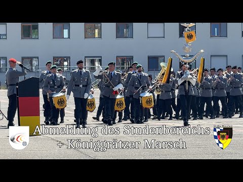 Abmeldung des Studierendenfachbereichs + Königgrätzer Marsch - UniBw M Leutnantsbeförderung 2025