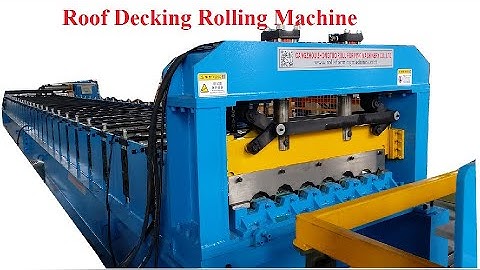【ZHONGTUO】Roof decking rolling forming machine B Decking & N Deck rolling forming machine
