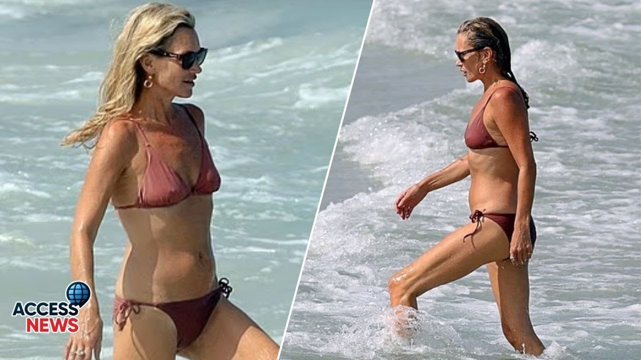 🌟 Kate Moss Stuns at 51! Beach Day with Daughter Lila 🌴👙