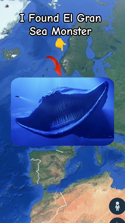 I Found El Gran Maja Sea Monster 😱😶‍🌫️ in google maps and google earth #shots #hrbro76