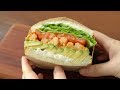 멕시칸 향을 품은, 새우 아보카도 샌드위치 :: 만들어주면 칭찬 받는 맛 :: 양파소스 :: Shrimp Avocado Sandwich :: Onion Sauce