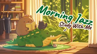 🐊 Would You Dare to Read on a Crocodile’s Back? | Morning Jazz Lofi ☀️ Study, Work & Chill screenshot 5