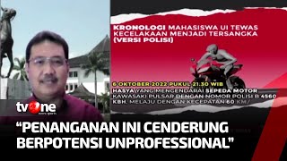 Soal Mahasiswa UI Tewas Tertabrak, Pakar Hukum: Ada Professional Misconduct pada Kasus Ini | AKIM