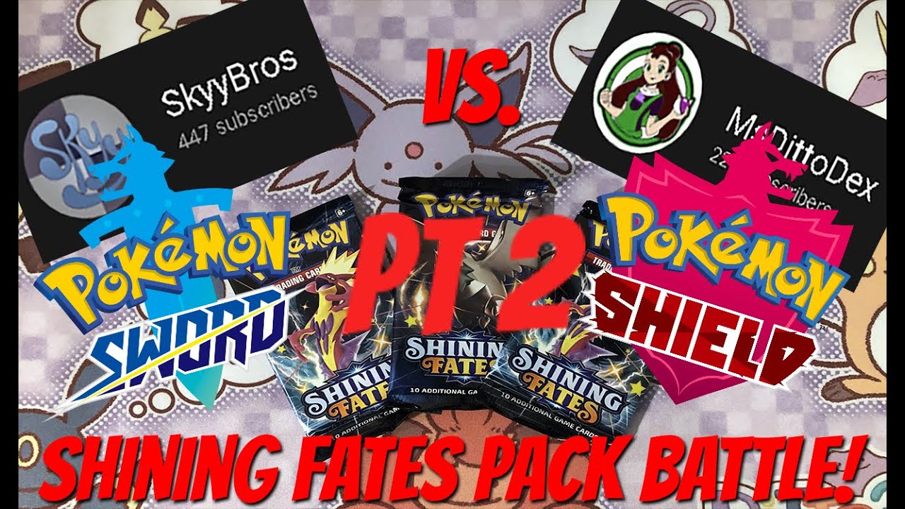Skyybros & MsDittoDex Pokemon Shining Fates Collab Part 2: SW/SH Battle