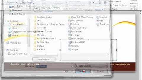 Word 2010 Tutorial Mail Merge Microsoft Training Lesson 18.1