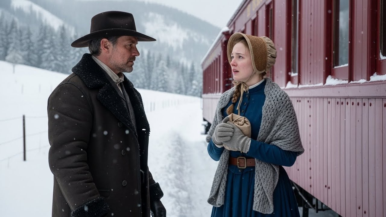 Er wartete allein an Weihnachten – dann stieg eine Fremde aus dem Zug und alles änderte sich