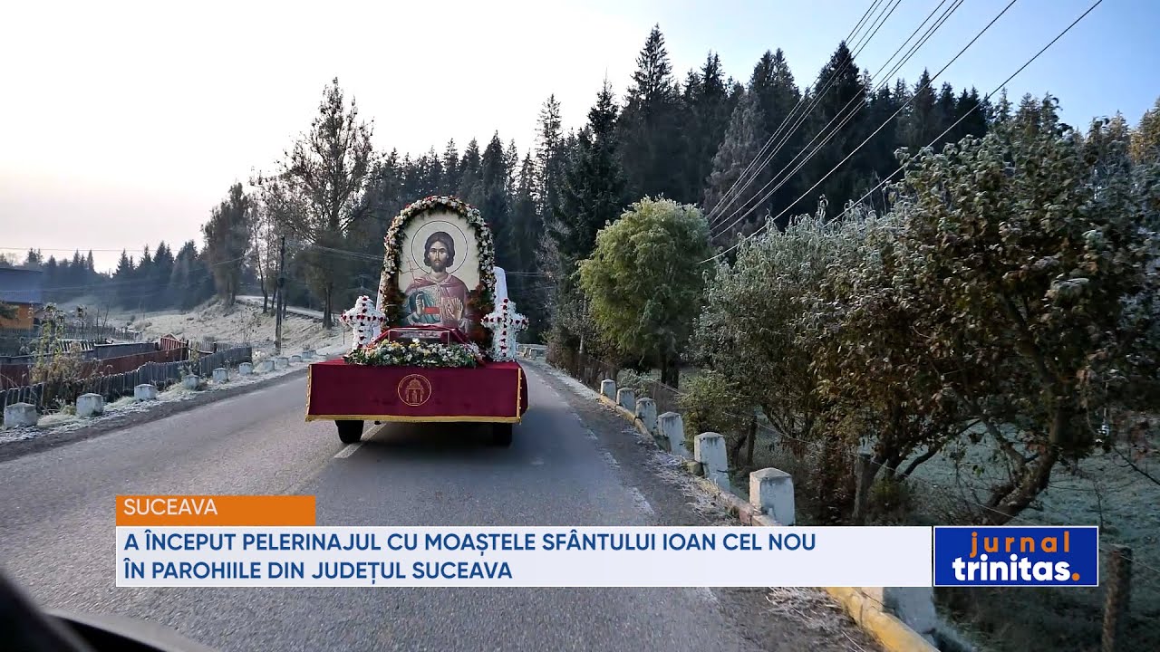 A început pelerinajul cu moaștele Sfântului Ioan cel Nou în parohiile din județul Suceava