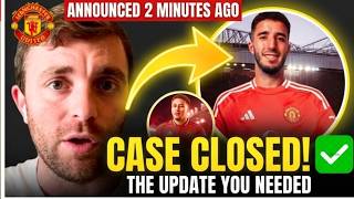 announced 2 Minutes Ago Case Closed At Man United Fabrizio Romano Confirms Deal