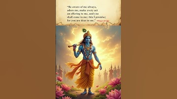 "Lord Krishna’s Divine Promise 🕉️💙 | Bhagavad Gita Wisdom" #motivation #believeinkarma #bhagavadgita