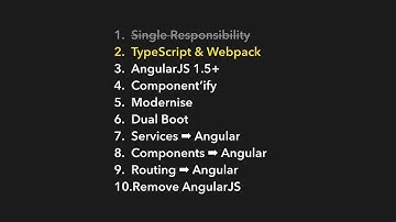 EP 4.1 - AngularJS Migration   Step 2 - TypeScript & WebPack  Typescript & Webpack