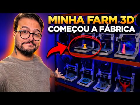 TRANSFORMEI um QUARTO numa FÁBRICA 3D (é sério)