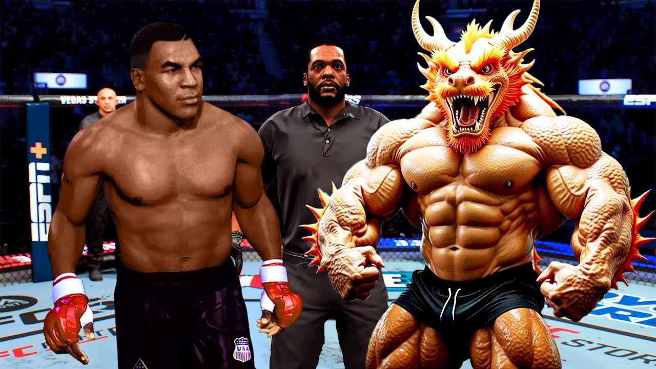 Mjpk UFC 4 | Mike Tyson vs. Muscular Dragon | EA Sports UFC 4 - YouTube