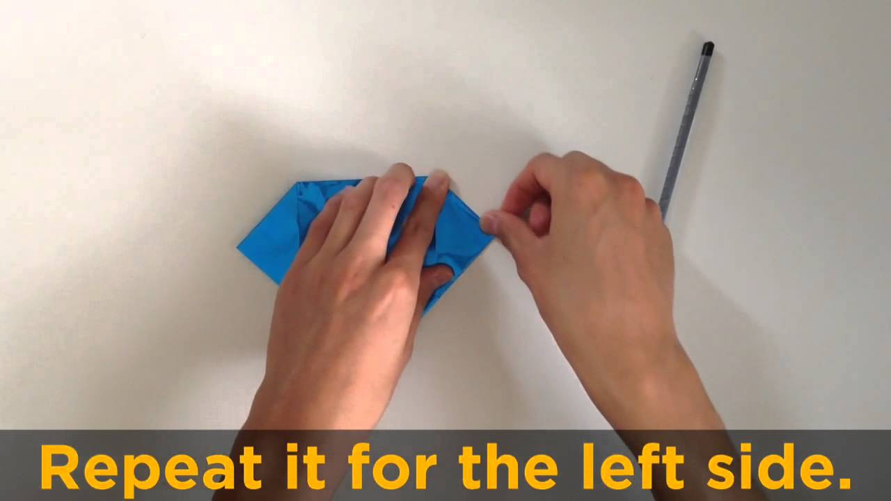 Origami easy movie. An Origami flying saucer instruction m YouTube