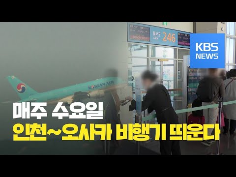 [코로나19 <strong>Q</strong>&amp;amp;A] 대한항공, 인천~오사카 노선 재개 / KBS뉴스(<strong>News</strong>)