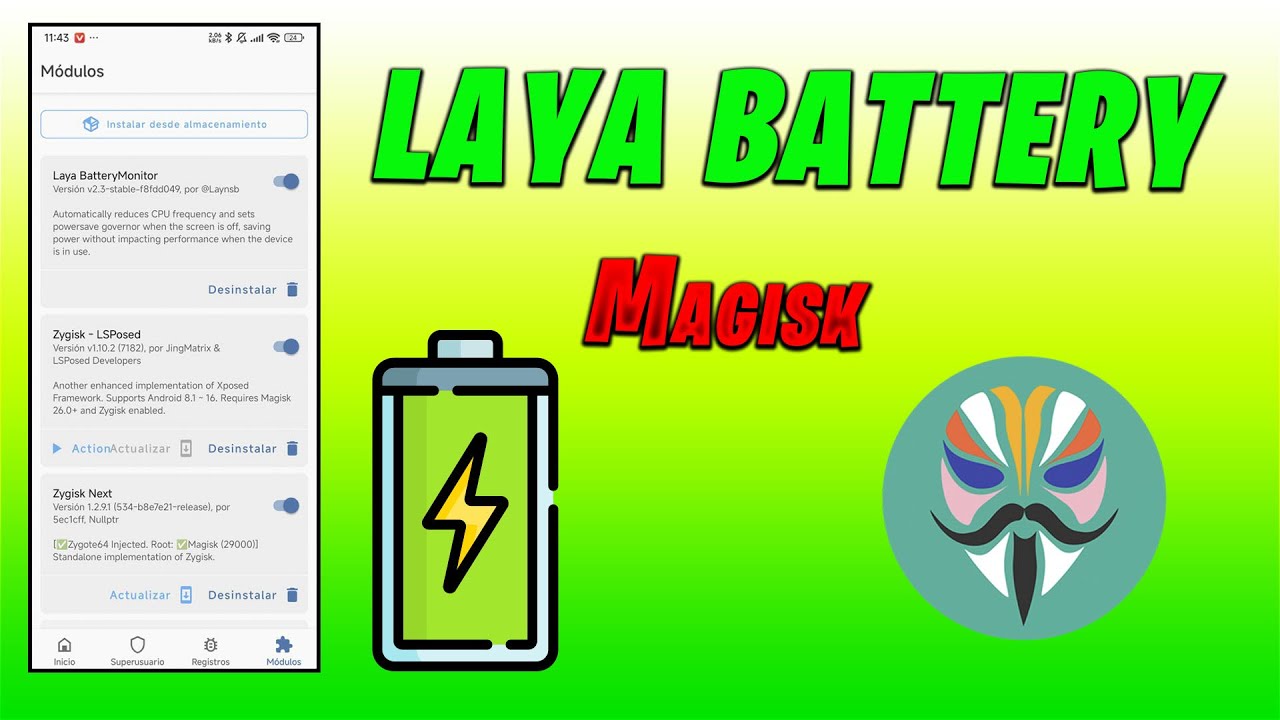 ¡Ahorra Energía al Máximo! LAYA-BATTERYMONITOR 🔋 Optimiza tu CPU y Extiende la Batería sin Root 🚀
