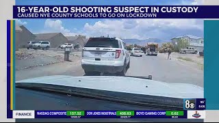 16-year-old arrested after shooting in Nye County that placed 2 schools on lockdown