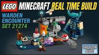 Lego 21274 Minecraft Warden Encounter Real Time Build