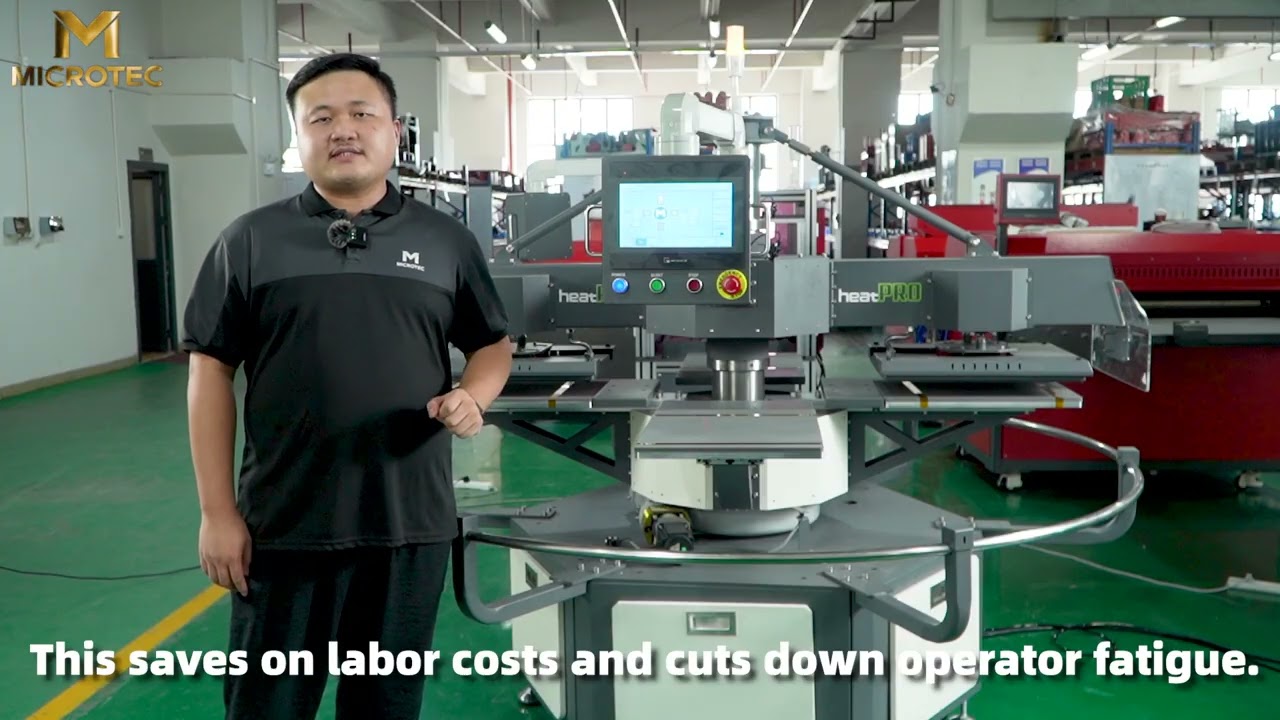 This DTF Heat Press Runs 4 Shirts at Once — With Just ONE Operator! 🔥