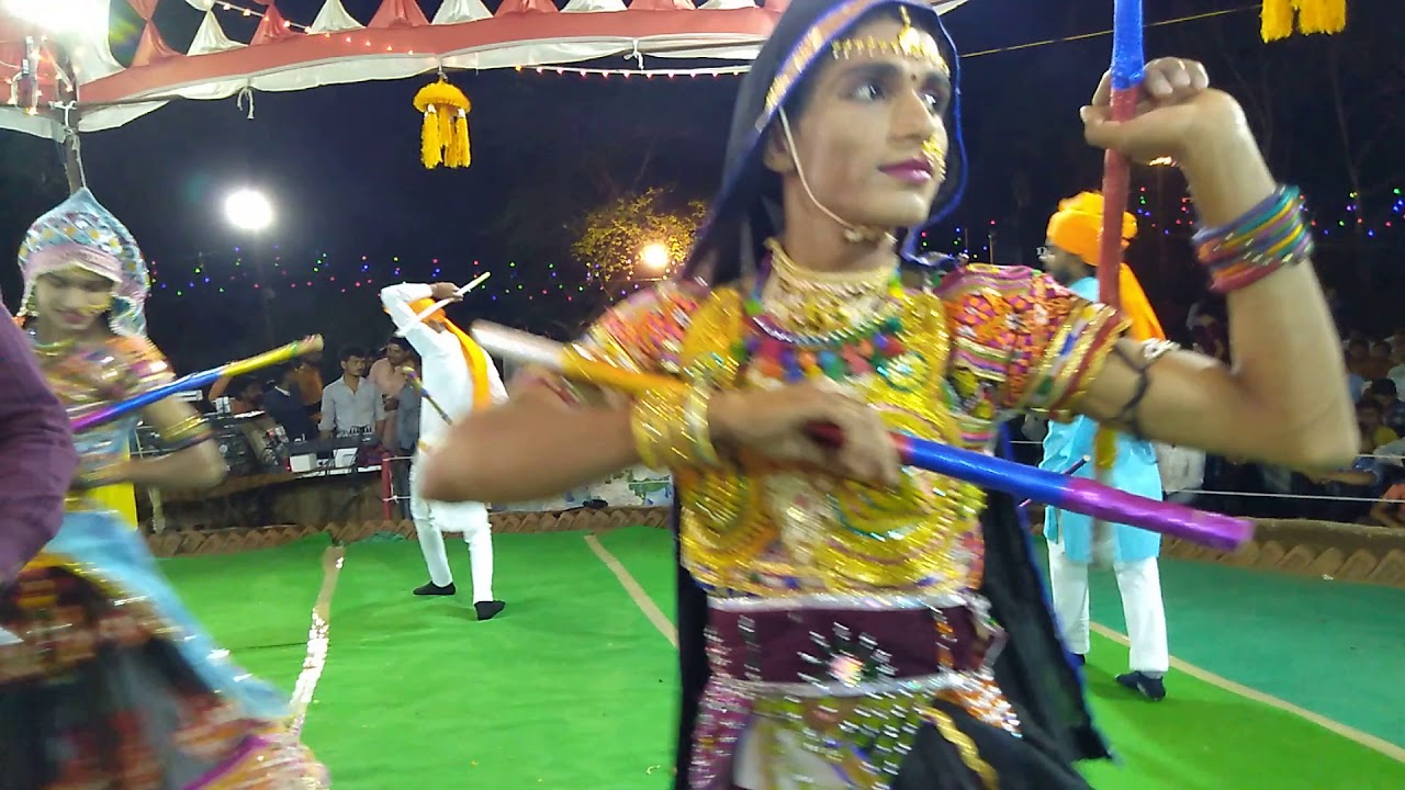 जय भवानी गेर गणगौर मंडल रामपुरा की प्रस्तुति छिदगांव