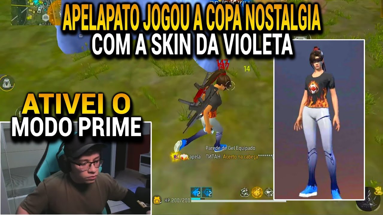APELAPATO COLOCOU SUA SKIN DE 1997 E ATIVOU O MODO PRIME NA COPA NOSTALGIA DO EL GATO