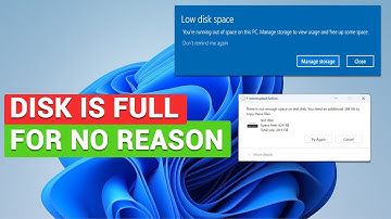 How to Fix Windows Error “Low disk space,” “There is not enough space on disk” 2025