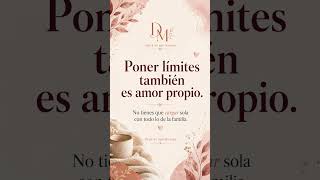 Pon tus limites #dosisdemotivación #mujerquerenace #autoayuda #noestassola #tupodernosefue