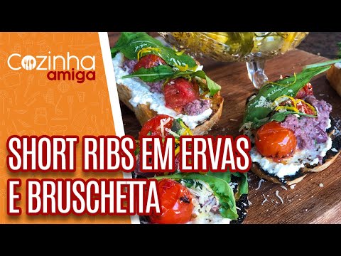 Short Ribs, Corn Relish and Bruschetta - Marcos Baldassari | Cozinha Amiga (September 17, 2021)