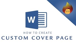 How To Create A Custom Cover Page Microsoft Word