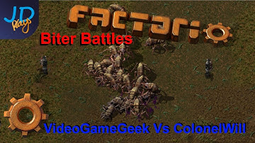 Factorio PvP Biter Battles Will vs VideoGameGeek1970 | Shoutcasted by Cl0wnT0wn, Rain9441 & JD