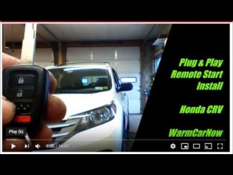 3X LOCK प्लग एंड प्ले रिमोट स्टार्ट इंस्टॉलेशन 2012-2021 Honda CRV