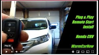 3X LOCK Plug & Play Remote Start Installation 2012-2021 Honda CRV