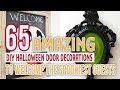 65 Amazing DIY Halloween Door Decorations To Welcome The Spookiest Guests